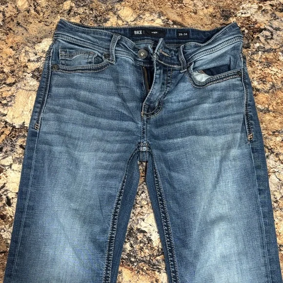 BKE Men's Slim Jeans - Deep Indigo - Picture 2 of 5